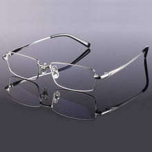 Load image into Gallery viewer, Hotony Men Titanium Alloy Glasses Frame Optical Eyeglasses Prescription Eyewear Full Rim Frame Spectacles Vision Frame