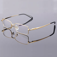 Load image into Gallery viewer, Hotony Men Titanium Alloy Glasses Frame Optical Eyeglasses Prescription Eyewear Full Rim Frame Spectacles Vision Frame
