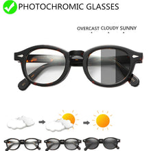Load image into Gallery viewer, HotJohnny Depp Photochromy Gray Sunglasses L M S Sizes Driving Glasses for Prescription 0--- -6.00/0 --- -2.00