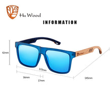 Load image into Gallery viewer, Hu Wood  2022  High Quality Square Sunglasses Men Polarized UV400  Sunglass Mirror Sport sun glasses  Driving oculos