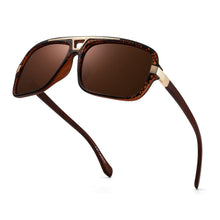 Load image into Gallery viewer, Hu Wood Wood Sunglasses Polarized Rectangle Sun Glasses Brown Lens Uv400 Men Women Sunglasses  Brand