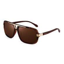 Load image into Gallery viewer, Hu Wood Wood Sunglasses Polarized Rectangle Sun Glasses Brown Lens Uv400 Men Women Sunglasses  Brand