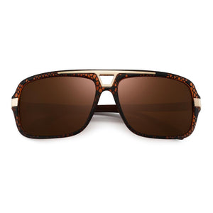 Hu Wood Wood Sunglasses Polarized Rectangle Sun Glasses Brown Lens Uv400 Men Women Sunglasses  Brand