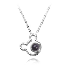 Load image into Gallery viewer, I Love You Necklace 100 Languages Heart Love Necklace Love Memory Projection Pendant Necklace for Women Gifts for Mother&#39;s Day