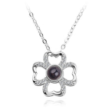 Load image into Gallery viewer, I Love You Necklace 100 Languages Heart Love Necklace Love Memory Projection Pendant Necklace for Women Gifts for Mother&#39;s Day
