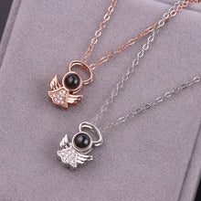 Load image into Gallery viewer, I Love You Necklace 100 Languages Heart Love Necklace Love Memory Projection Pendant Necklace for Women Gifts for Mother&#39;s Day