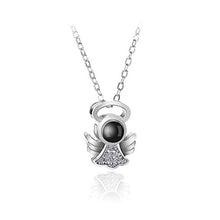 Load image into Gallery viewer, I Love You Necklace 100 Languages Heart Love Necklace Love Memory Projection Pendant Necklace for Women Gifts for Mother&#39;s Day