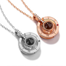 Load image into Gallery viewer, I Love You Necklace 100 Languages Heart Love Necklace Love Memory Projection Pendant Necklace for Women Gifts for Mother&#39;s Day