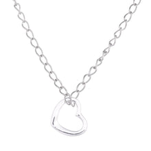 Load image into Gallery viewer, I Love You Necklaces &amp; Pendants Fashion New Gold Silver Color Heart Lucky Collarbone Maxi Necklace Women