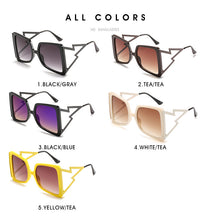 Load image into Gallery viewer, ICGUAA Women&#39;s Men&#39;s Sunglasses 2023 Big Square Steampunk Brand Designer Square Sun Glasses Shades Female UV400