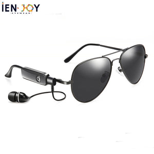 IENJOY 2023 Smart Bluetooth Headset Sunglasses Men Polarized Sun Glasses Driving Sports Glasses Music Calling Glasses