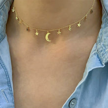 Load image into Gallery viewer, IF YOU Boho Coin Shell Rose Pendant Necklace For Girl Moon Crystal Choker Necklaces Women Beach 2020 Fashion Statement  Jewelry