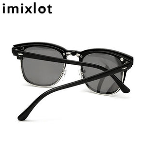 IMIXLOT 5pcs Magnetic Clip Sunglasses Women Glasses with Polarized Eyeglasses Myopia Optical Reading Frame with Package