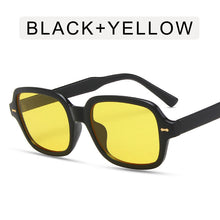 Load image into Gallery viewer, INS Small Oval Sunglasses Women Men  Brand Designer Vintage Sunglass Female Male Black Yellow Sun Glasses UV400
