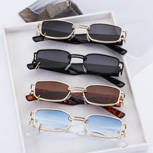 Load image into Gallery viewer, INS Super Popular Small Rectangle Sunglasses Women  Metal Frame Glasses Vintage Shades UV400 Punk Sun Glasses Eyewear