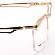 Load image into Gallery viewer, IP Pure Titanium Men Glasses Half Frame Business Square Flip Up Eyeglass Frames Myopia Hyperopia Prescription Eyeglasses Eyewear
