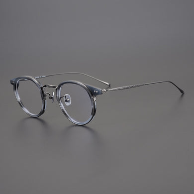 IP Titanium Alloy Optical Glasses Frame Square Men Women Myopia Prescription Eyeglasses Frame 2023 Retro Handmade Japan Eyewear