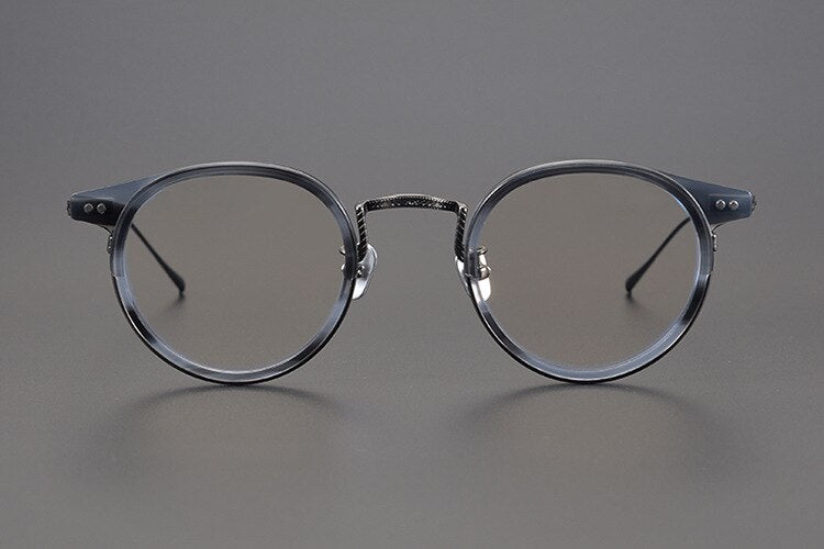 IP Titanium Alloy Optical Glasses Frame Square Men Women Myopia Prescription Eyeglasses Frame 2023 Retro Handmade Japan Eyewear