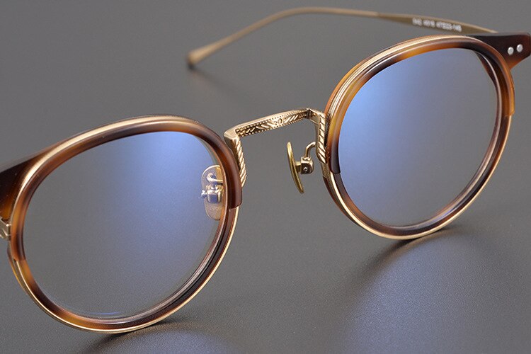 IP Titanium Alloy Optical Glasses Frame Square Men Women Myopia Prescr ...