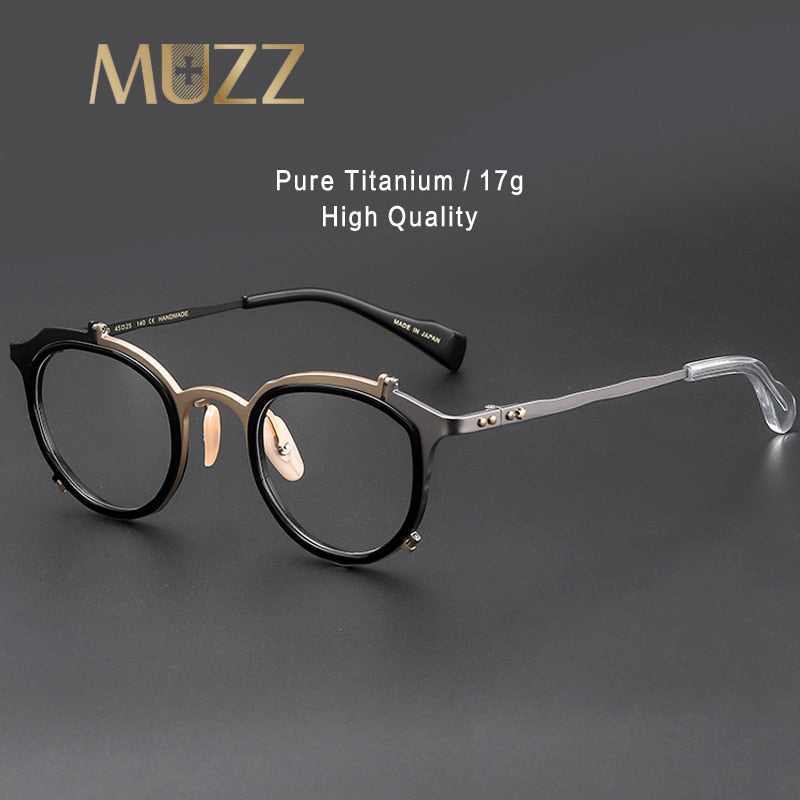 IP Titanium Retro Optical Eyeglasses Hand Made Men Myopia Prescription ...