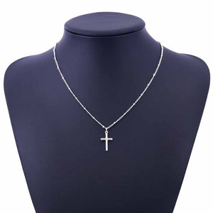 2018 Summer Gold Chain Cross Necklace Small Gold Cross Religious Jewelry