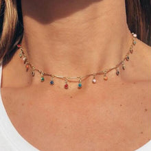 Load image into Gallery viewer, New Multilayer Cross Gold Pendant Necklaces For Women Punk Letter Choker Necklace 2020 Fashion Words Jewelry Party Gift