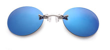 Load image into Gallery viewer, ISENGHUO Classic Round Clip On glasses Matrix Morpheus Sunglasses Matrix Sunglasses Movie sunglasses rimless sunglasses men