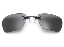 Load image into Gallery viewer, ISENGHUO Clip On Nose Mini Sunglasses Men Rimless Alloy Steampunk Small Sun Glasses Black Matrix Morpheus Movie Eyewear With Box