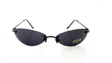 Load image into Gallery viewer, ISENGHUO  Rimless Classic Oval glasses Matrix Morpheus Sunglasses Matrix Sunglasses Movie sunglasses Men UV400 oculos de sol