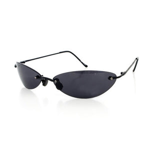 ISENGHUO Rimless Classic Oval glasses Matrix Morpheus Sunglasses Matrix Sunglasses Movie sunglasses Men UV400 oculos de sol