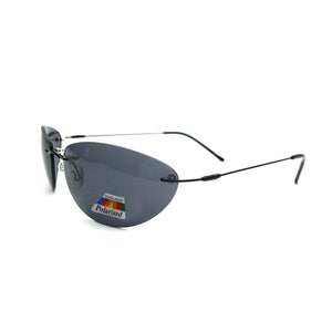 ISENGHUO Rimless Classic Oval glasses Matrix Morpheus Sunglasses Matrix Sunglasses Movie sunglasses Men UV400 oculos de sol