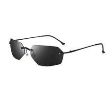 Load image into Gallery viewer, ISENGHUO Rimless Classic Oval glasses Matrix Morpheus Sunglasses Matrix Sunglasses Movie sunglasses Men UV400 oculos de sol