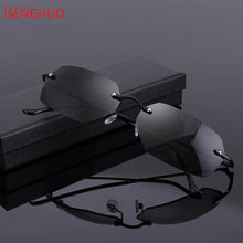 Load image into Gallery viewer, ISENGHUO Rimless Classic glasses Matrix Neo Morpheus UV400 Movie Sunglasses culos de feminino gafas de sol men