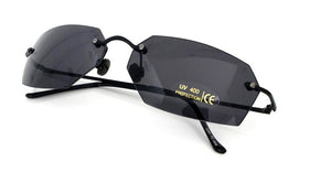 ISENGHUO Rimless Classic glasses Matrix Neo Morpheus UV400 Movie Sunglasses culos de feminino gafas de sol men