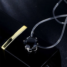 Carica l&#39;immagine nel visualizzatore di Gallery, Collana con pendente a rete lunga trasparente con zirconi cubici rotondi di moda per le donne Gioielli eleganti Collier Femme 