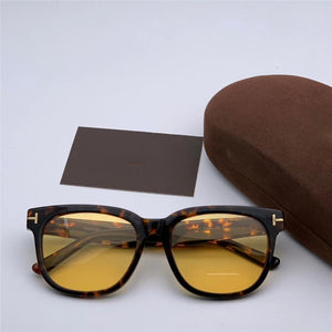 IVSTA 0336 TF0714 TOM con logo Occhiali da sole in acetato fatti a mano Occhiali da uomo quadrati Occhiali da donna Designer di marca con scatola
