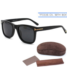 Carica l&#39;immagine nel visualizzatore di Gallery, IVSTA 0336 TF0714 TOM con logo Occhiali da sole in acetato fatti a mano Occhiali da uomo quadrati Occhiali da donna Designer di marca con scatola