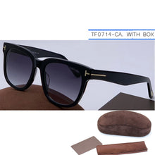 Carica l&#39;immagine nel visualizzatore di Gallery, IVSTA 0336 TF0714 TOM con logo Occhiali da sole in acetato fatti a mano Occhiali da uomo quadrati Occhiali da donna Designer di marca con scatola