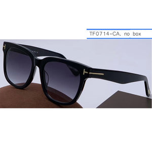IVSTA 0336 TF0714 TOM con logo Occhiali da sole in acetato fatti a mano Occhiali da uomo quadrati Occhiali da donna Designer di marca con scatola