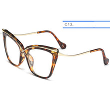 Load image into Gallery viewer, IVSTA Cat Eye Glasses Women Prescription Spectacle Frames Myopia Optical Frame Retro Butterfly Lady Pink Vintage Glasses