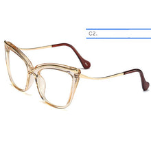 Load image into Gallery viewer, IVSTA Cat Eye Glasses Women Prescription Spectacle Frames Myopia Optical Frame Retro Butterfly Lady Pink Vintage Glasses