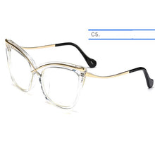 Load image into Gallery viewer, IVSTA Cat Eye Glasses Women Prescription Spectacle Frames Myopia Optical Frame Retro Butterfly Lady Pink Vintage Glasses