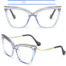 Load image into Gallery viewer, IVSTA Cat Eye Glasses Women Prescription Spectacle Frames Myopia Optical Frame Retro Butterfly Lady Pink Vintage Glasses