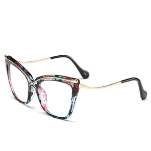 IVSTA Cat Eye Glasses Women Prescription Spectacle Frames Myopia Optical Frame Retro Butterfly Lady Pink Vintage Glasses