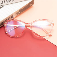 Load image into Gallery viewer, IVSTA Clear Glasses Women Optical Frame Pink Lady Prescription Eyewear Optometry Korean Brand Nerd Cat Eye Glasses 03438