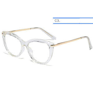 IVSTA Clear Glasses Women Optical Frame Pink Lady Prescription Eyewear Optometry Korean Brand Nerd Cat Eye Glasses 03438