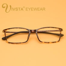 Load image into Gallery viewer, IVSTA Male Square Optical Prescription TR90 Glasses Frame Men Ultra Light Soft Myopia Eyewear Reading Eyeglasses Optics