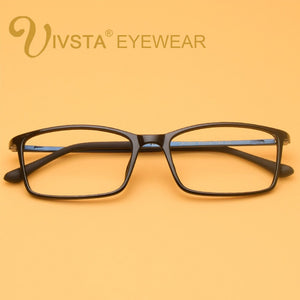 IVSTA Male Square Optical Prescription TR90 Glasses Frame Men Ultra Light Soft Myopia Eyewear Reading Eyeglasses Optics