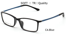 Load image into Gallery viewer, IVSTA Male Square Optical Prescription TR90 Glasses Frame Men Ultra Light Soft Myopia Eyewear Reading Eyeglasses Optics