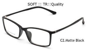 IVSTA Male Square Optical Prescription TR90 Glasses Frame Men Ultra Light Soft Myopia Eyewear Reading Eyeglasses Optics